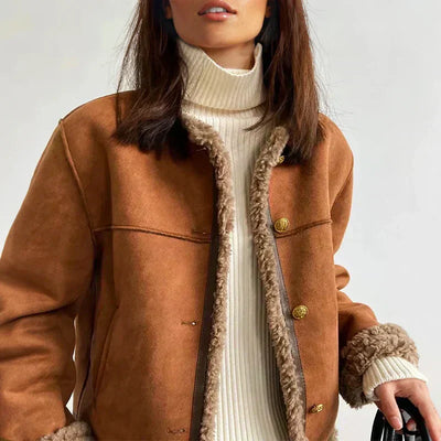 Evelyn | Veste en peau de mouton véritable
