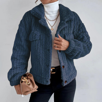 Élise - Veste femme peluche