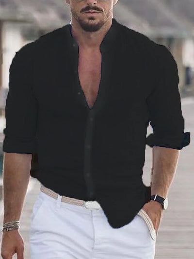 Daniel | Chemise en lin pour homme - Élégante, légère & polyvalente