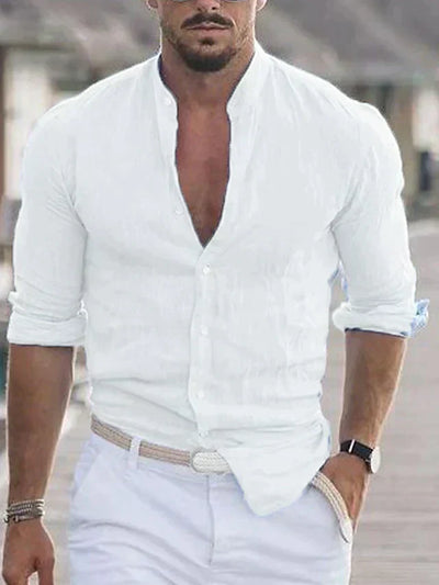 Daniel | Chemise en lin pour homme - Élégante, légère & polyvalente
