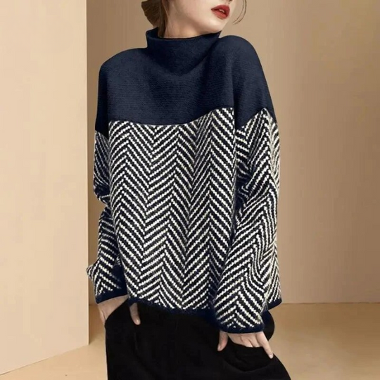 Stella™ - Pull en coton doux avec col haut