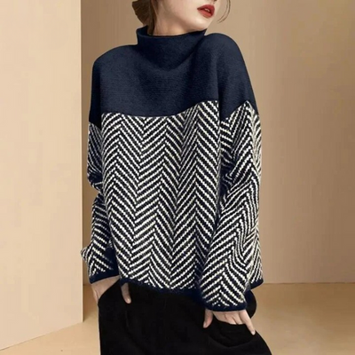 Stella™ - Pull en coton doux avec col haut