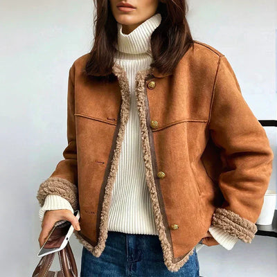 Evelyn | Veste en peau de mouton véritable