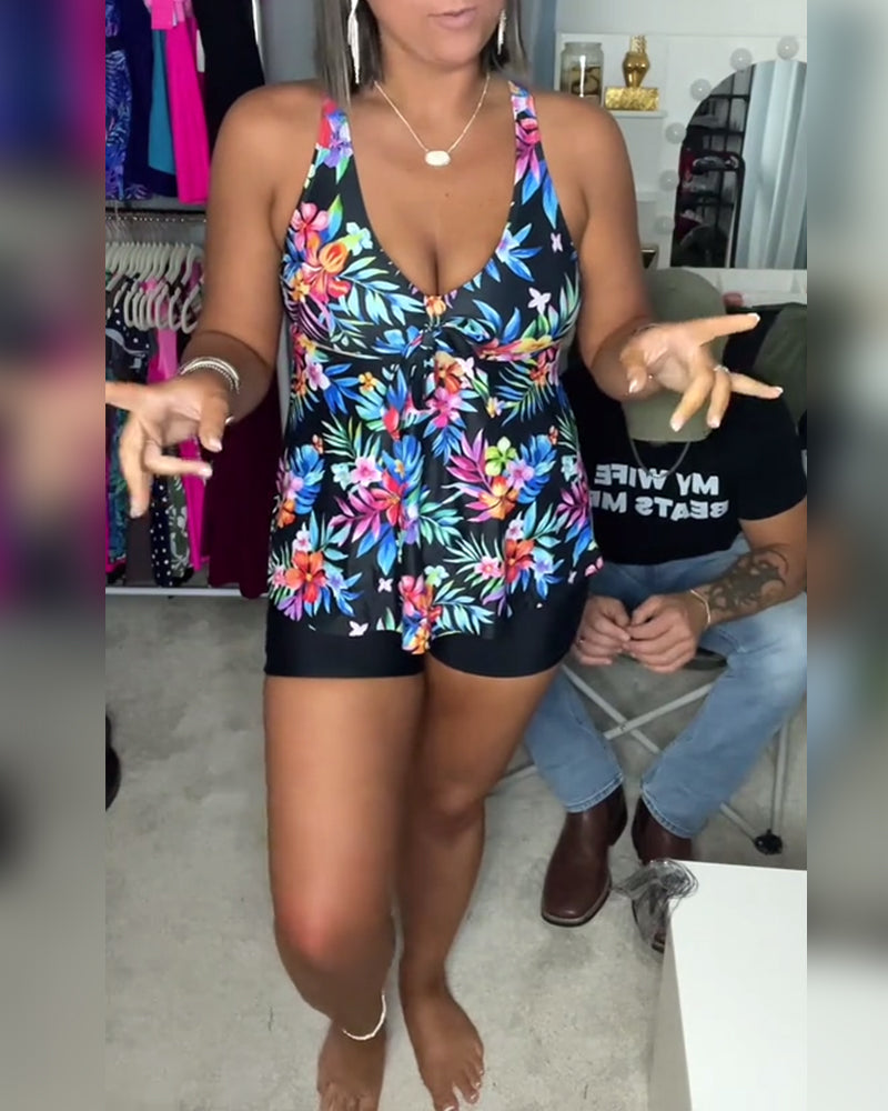 Maillot de Bain Sexy à Imprimé Tendence