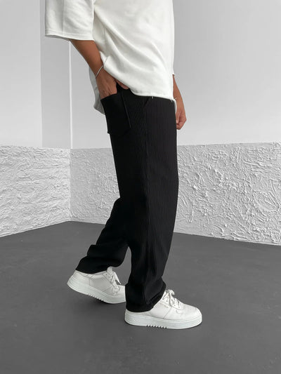 Pantalon Confort en Velours Côtelé