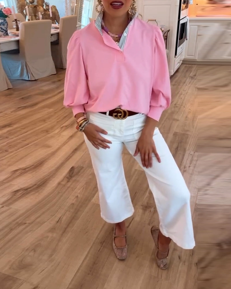 Blouse Tempérament Décontracté