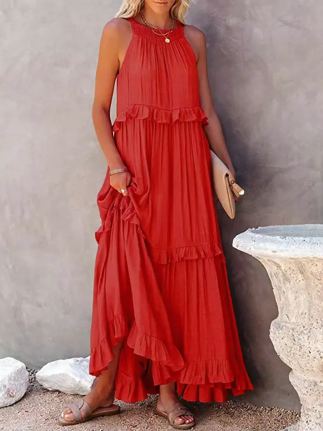 Morgane™ Robe longue brise d'été