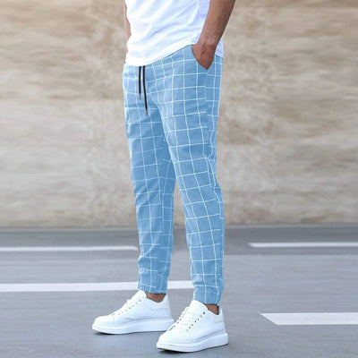 Thierry – Pantalon de jogging à carreaux pour homme