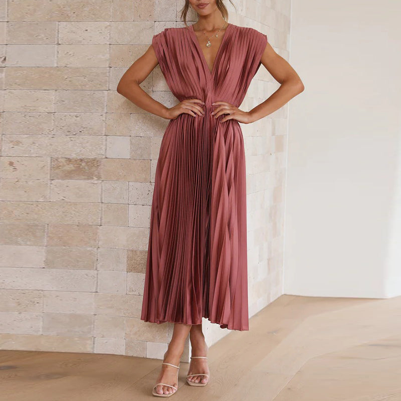 Casimir | Robe Elegant Plissé pour femme | Midi
