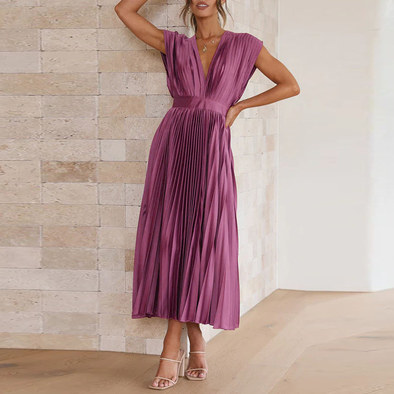 Casimir | Robe Elegant Plissé pour femme | Midi