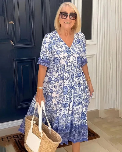 Riviera Paris™ | Robe Bohème À Col V