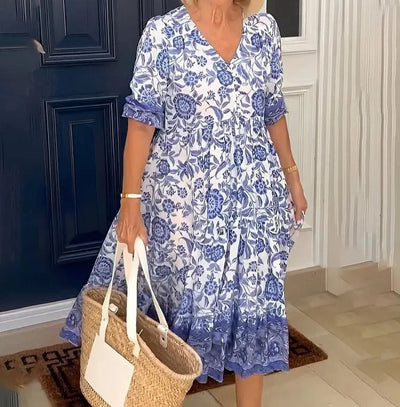 Riviera Paris™ | Robe Bohème À Col V