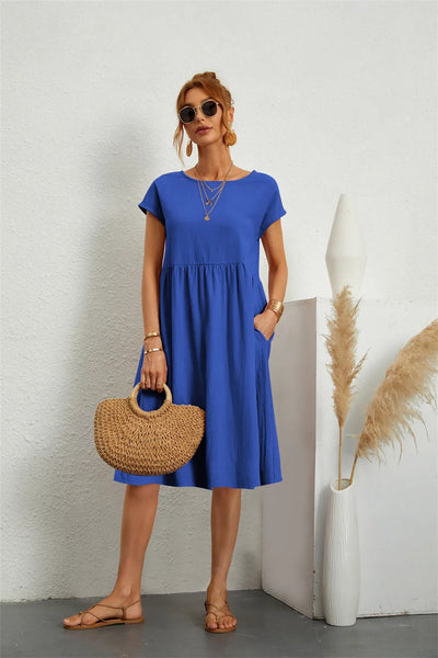 Sol | Robe d'été Simple pour femme | Mini