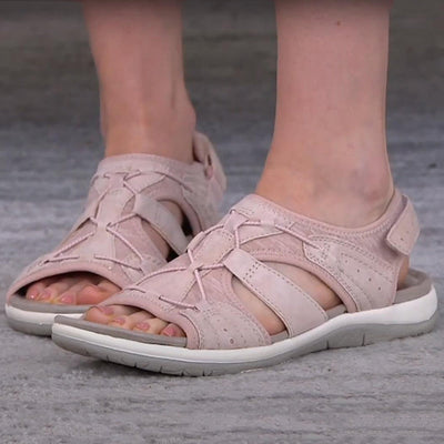 Sandales femme – Bout ouvert – Semelle coussinée – Brides respirantes – Style décontracté