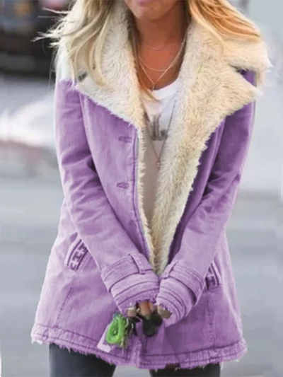 Veste Velours | Doublure Sherpa | Style Vintage