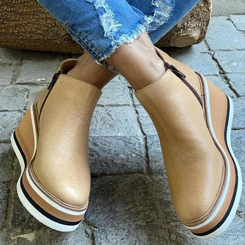 Sophie | Bottes Confortables Et Élégantes Pour Femme | Compensées