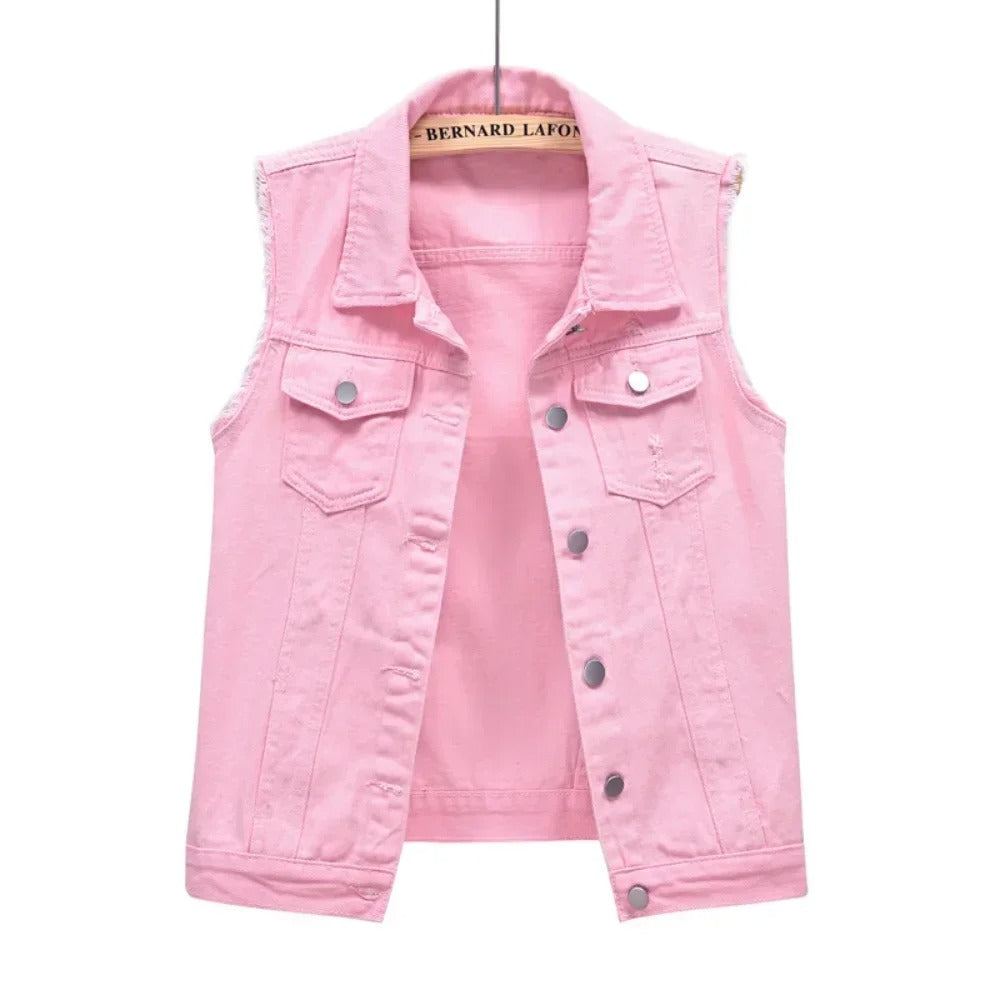 Gilet en jean Maison