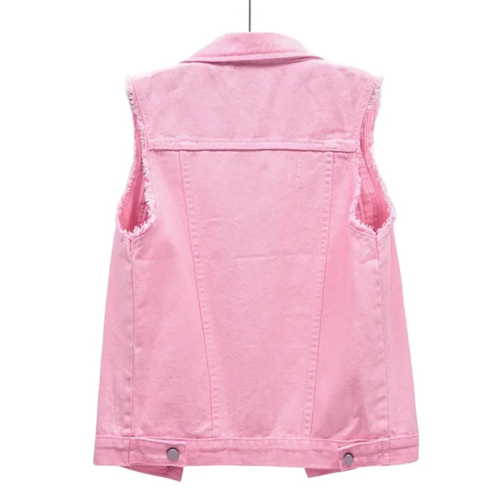 Gilet en jean Maison