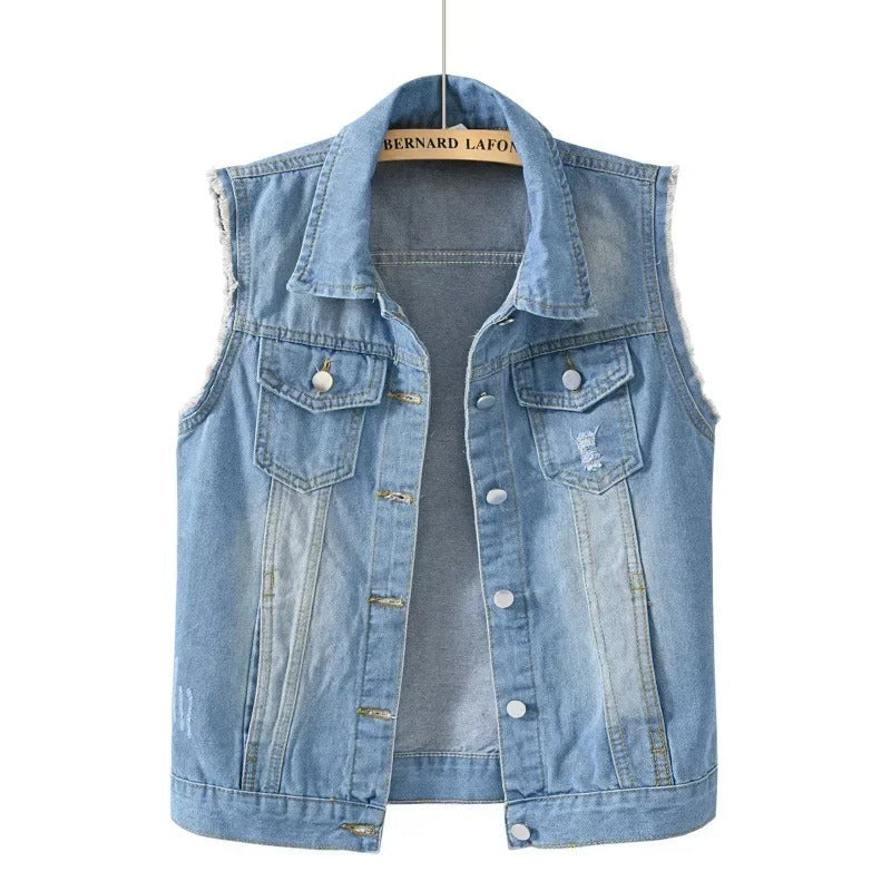 Gilet en jean Maison