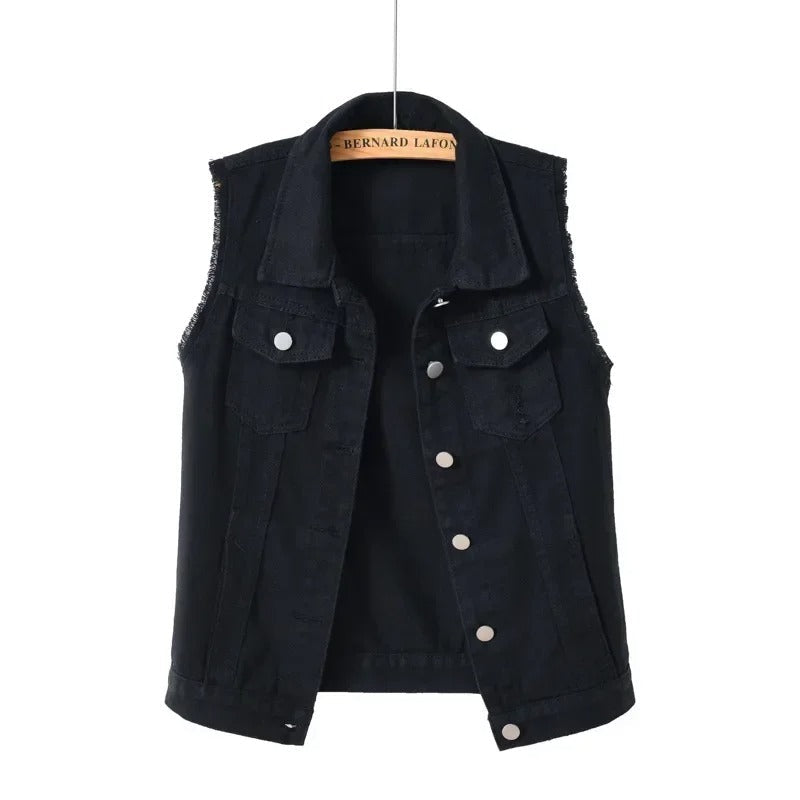 Gilet en jean Maison
