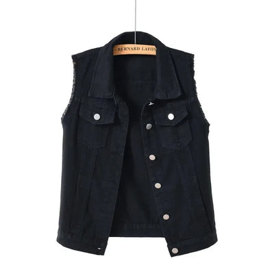 Gilet en jean Maison