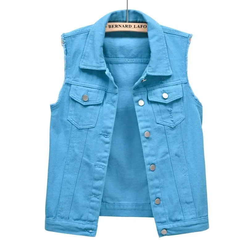 Gilet en jean Maison