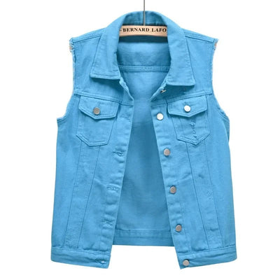 Gilet en jean Maison