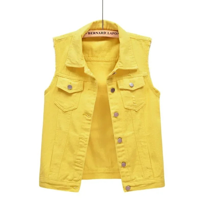 Gilet en jean Maison