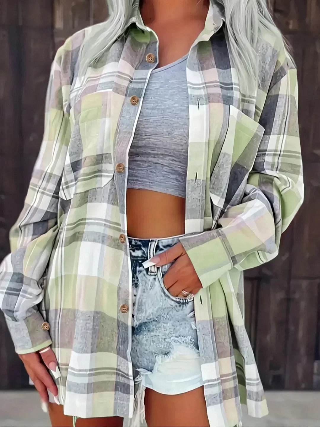 Chemise en flanelle Edgar & Louisa