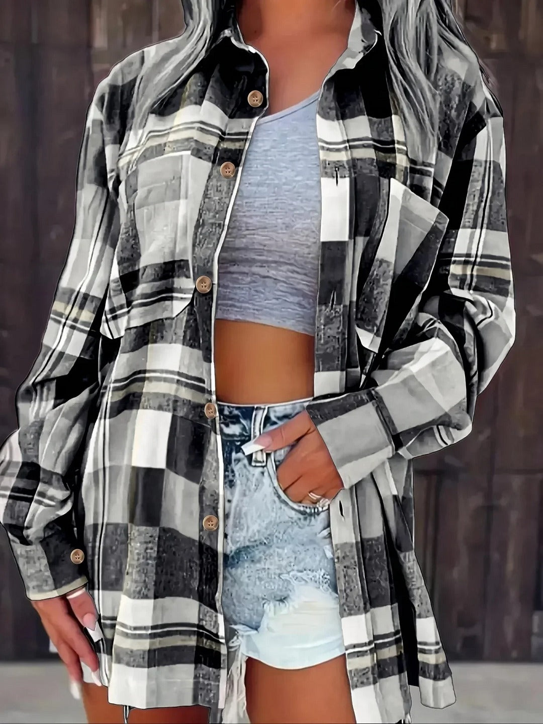 Chemise en flanelle Edgar & Louisa