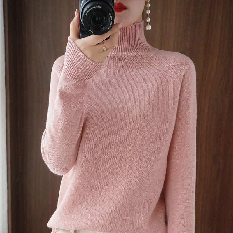 Marlene™ - Pull décontracté ample avec col montant