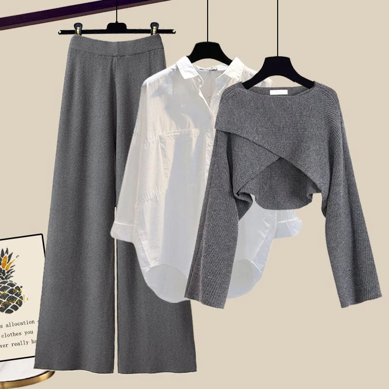 Mia™ – Ensemble confortable et doux en trois pièces avec manches longues