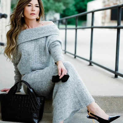 Mia™ - Ensemble de pull en laine élégant et stylé