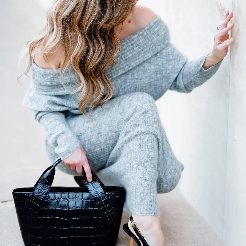 Mia™ - Ensemble de pull en laine élégant et stylé
