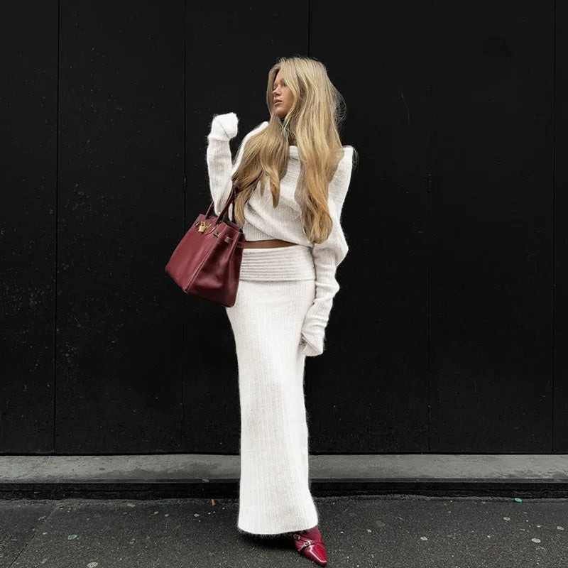 Mia™ - Ensemble de pull en laine élégant et stylé