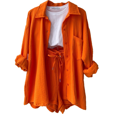 Emily™ - Ensemble de Loungewear en Coton Décontracté