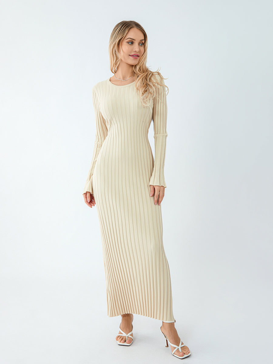 Sophie™ - Robe maxi tricotée élégante