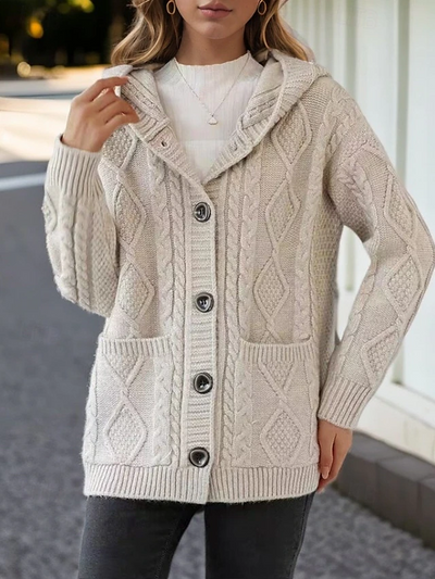 Hanna™ - Cardigan élégant avec motif en losanges