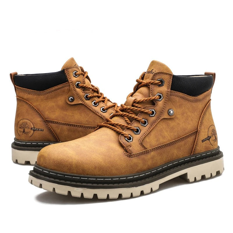 Jules | Bottes Travail Robuste Pour Hommes | À Lacets