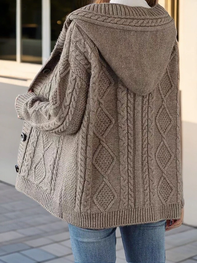 Hanna™ - Cardigan élégant avec motif en losanges