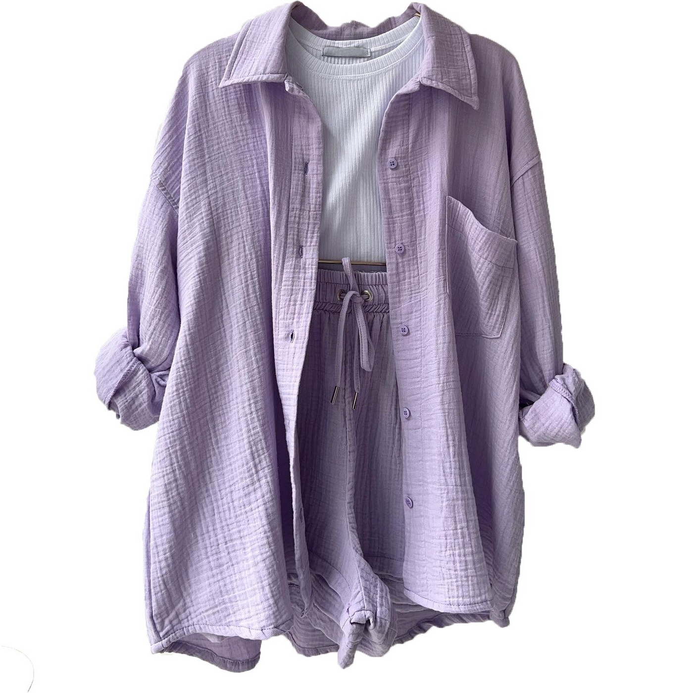 Emily™ - Ensemble de Loungewear en Coton Décontracté