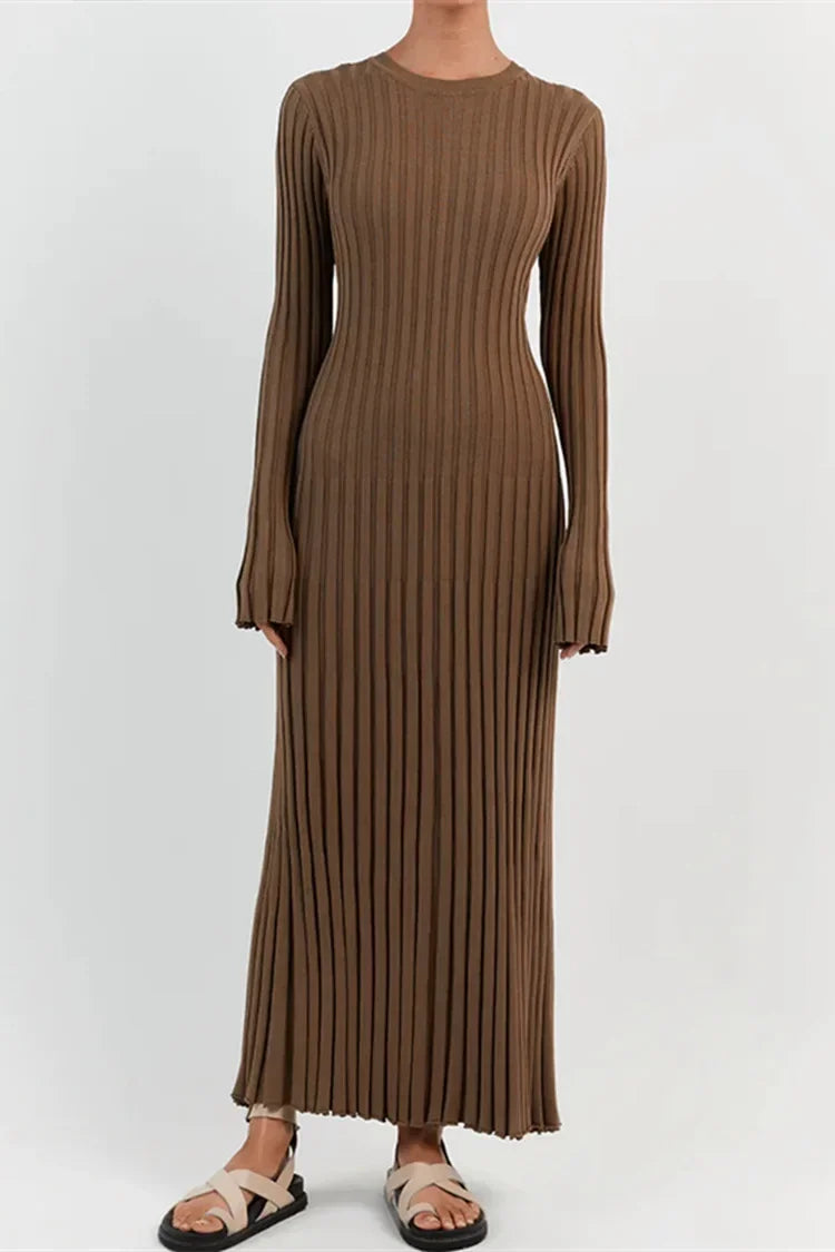 Sophie™ - Robe maxi tricotée élégante