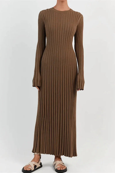 Sophie™ - Robe maxi tricotée élégante