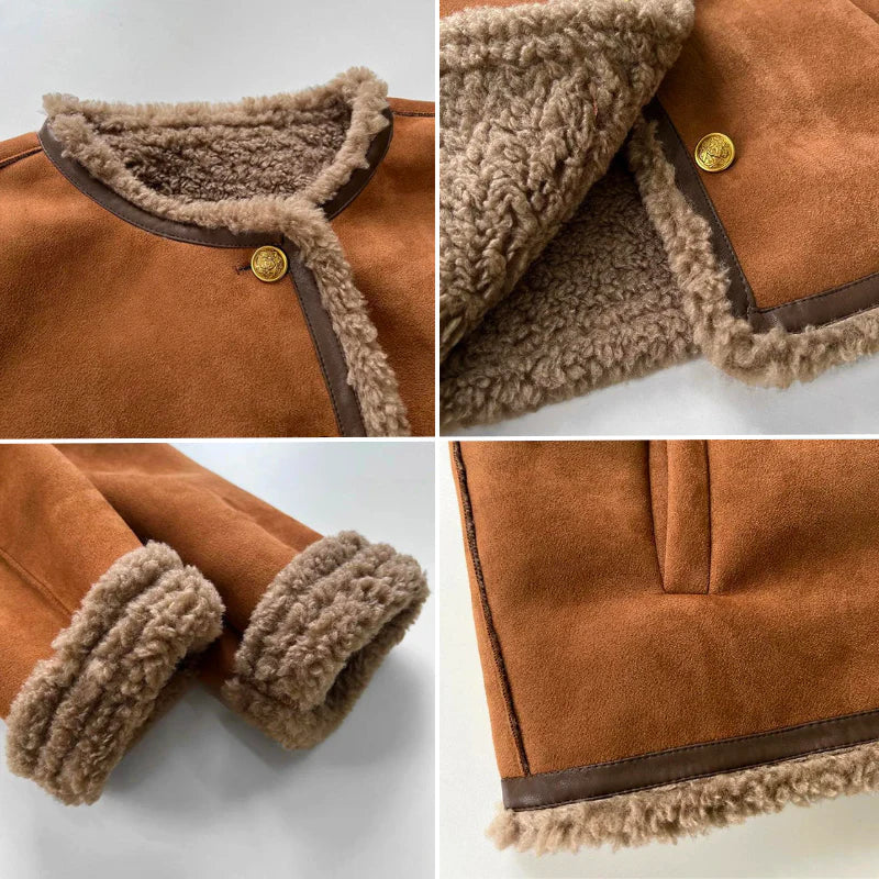 Evelyn | Veste en peau de mouton véritable