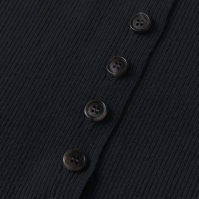 CHARIBEL - Cardigan en Tricot Classe avec Fermeture Boutonnée pour Femmes