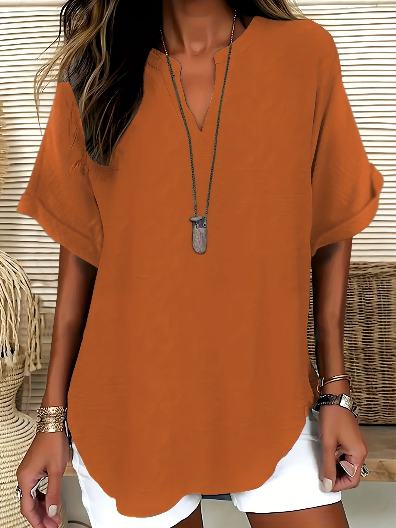 Reesi™ | Blouse de Confort Quotidien Sans Effort