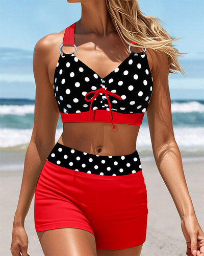 Maillots de bain Sportif à Pois Boxers