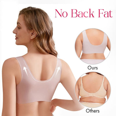 Soutien-Gorge Push-Up Sans Armatures Avec Fermeture Frontale Sans Coutures