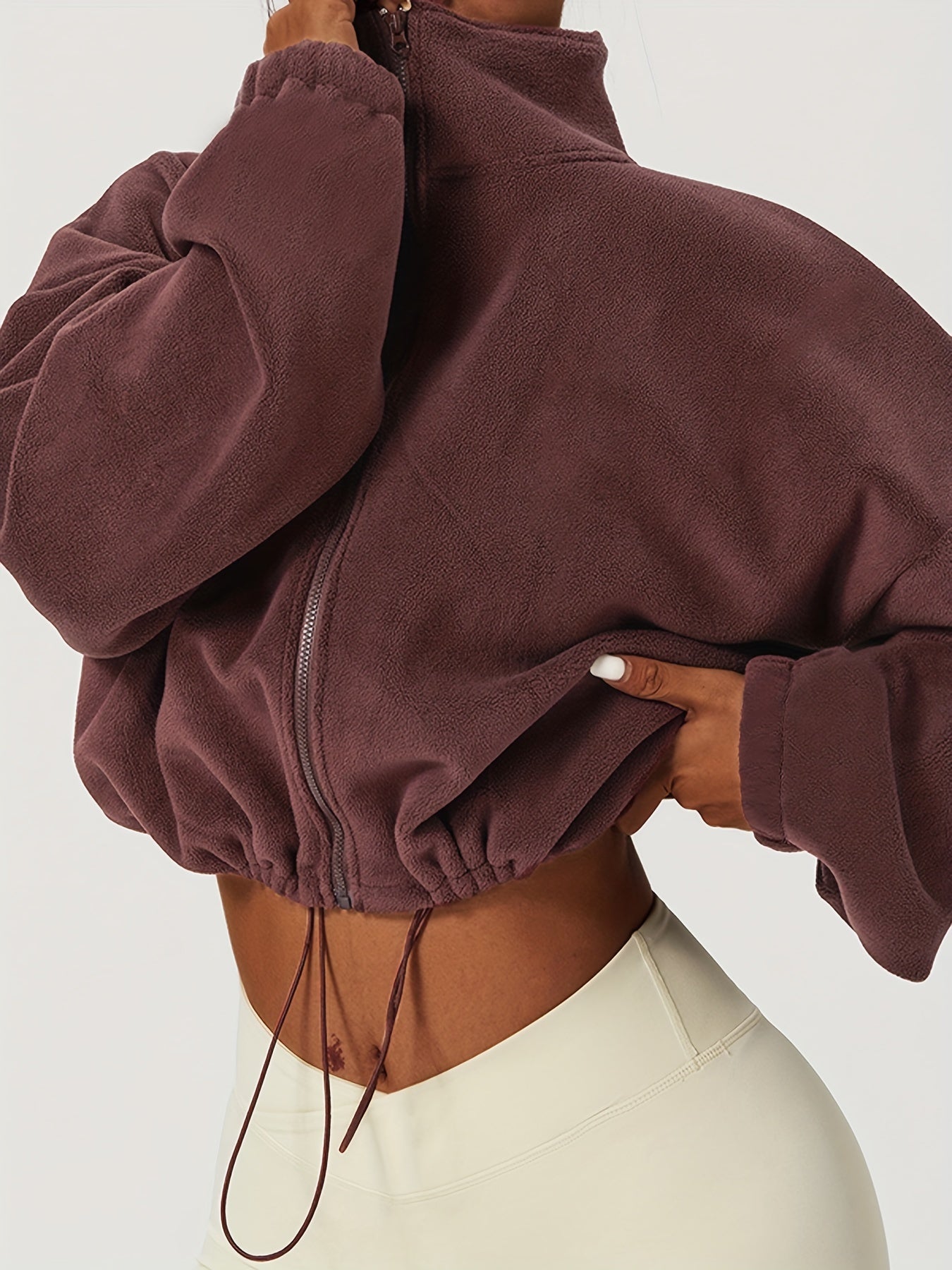 Velexia | Crop Top en Fleece