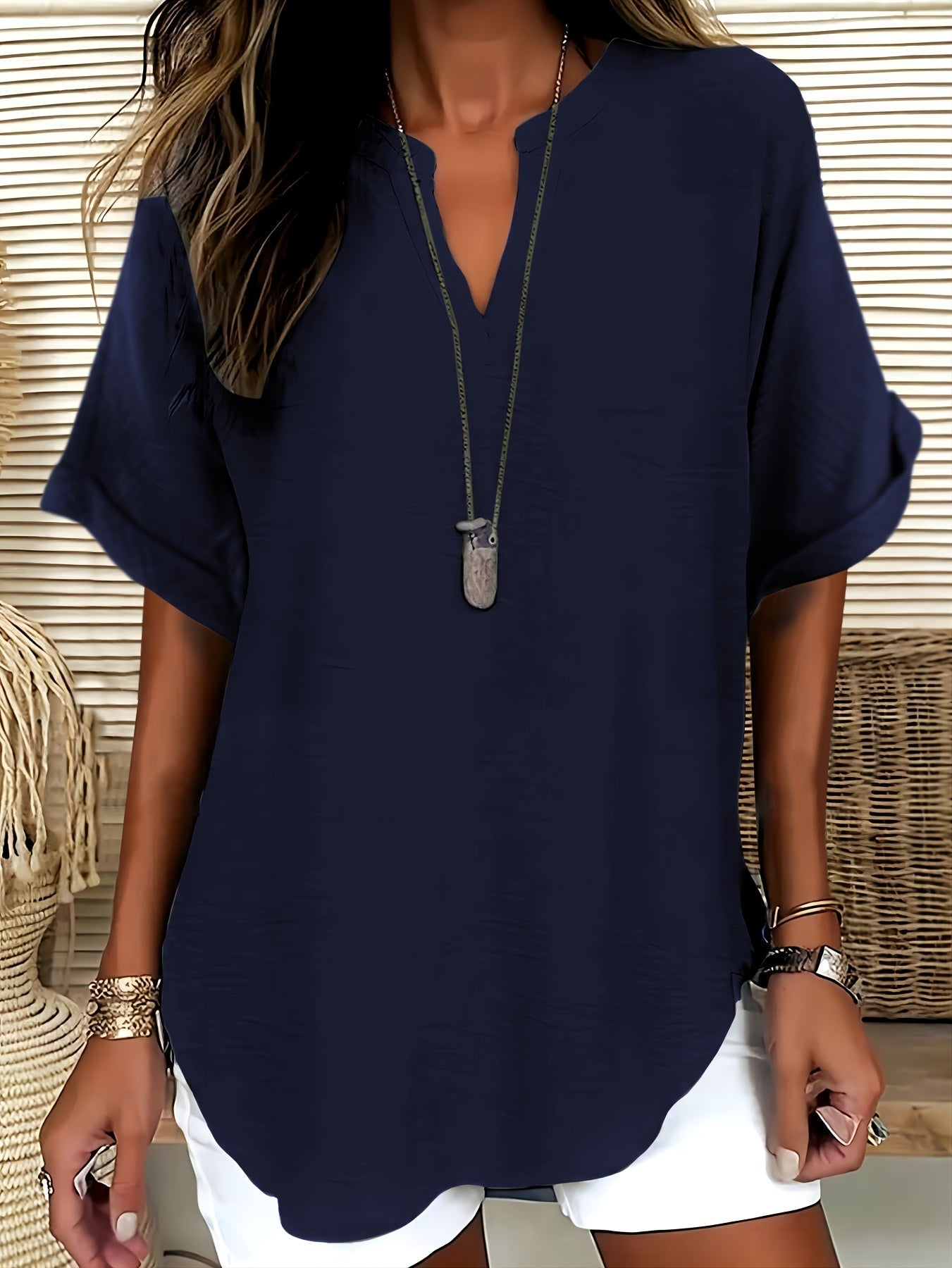 Reesi™ | Blouse de Confort Quotidien Sans Effort